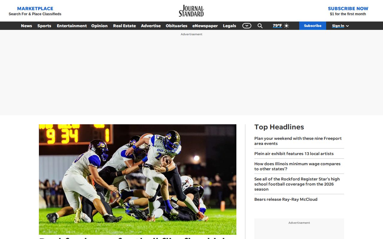 Journal-Standard local news website serving Freeport and Stephenson County